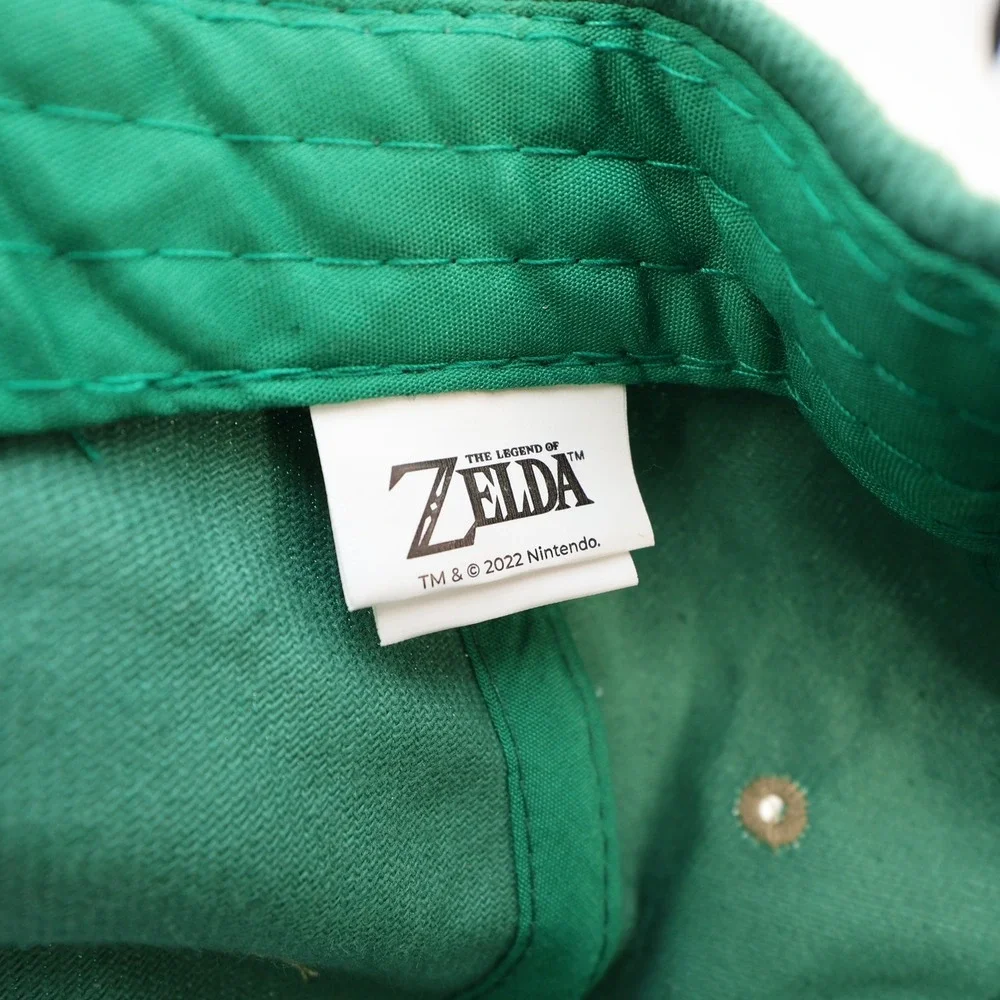 Nintendo Legend of Zelda Breath of the Wild Snapback Hat Green Tan CultureFly